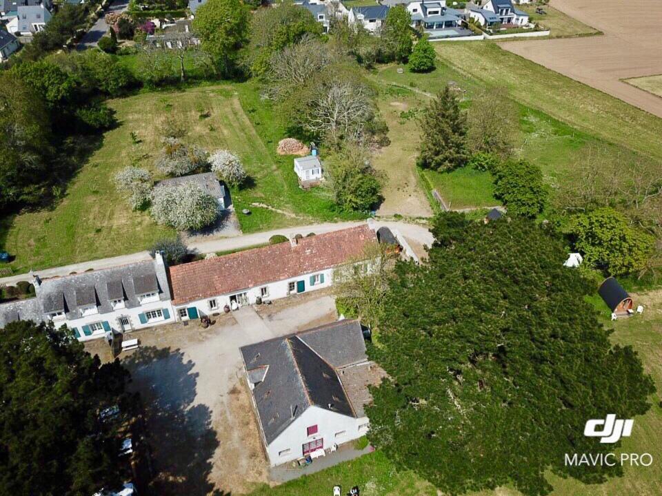 Gasthaus Les Logis De Kerdrien Guidel-Plage Exterior foto
